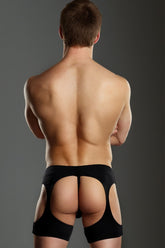Short Chaps W/Posing Strap - MPPAK811 by Lust